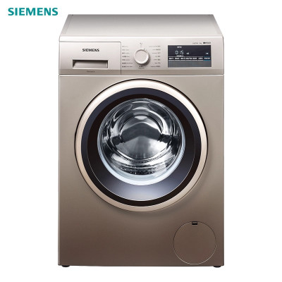 西门子XQG90-WM12P2639W 9kg滚筒变频节能 低噪 滚筒洗衣机浅金色