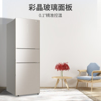夏普BCD-269WVCE-N 米罗金269升三门冰箱一级能效低音中门变温室软冷冻小体积家用办公室厨房嵌入式电冰箱