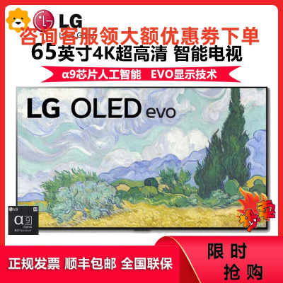 LG OLED65G1PCA 65英寸4K超高清 电竞设备 OLED护眼 游戏电视 旗舰AI 英伟达无缝挂墙