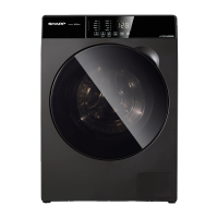 夏普(sharp)10.5公斤XQG105-8211J-B大容量BLDC变频一级能耗全自动洁桶滚筒洗衣机 深邃灰