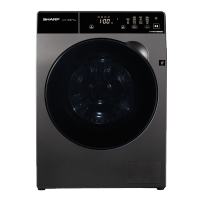 夏普XQG105-8451J-B洗衣机深邃灰滚筒洗衣机10.5公斤一级能效节能洗烘一体变频PCI杀菌护衣空气洗