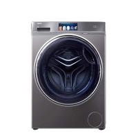 海 尔 G100298BD14TLSU1 10kg大容量全自动滚筒洗衣机智能投放变频直驱晶彩屏触控巴士除菌单洗
