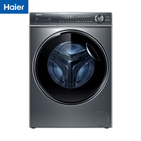 海 尔[精华洗光等旗舰款]XQG100-BD14376LU1 滚筒洗衣机全自动 10公斤大容量 超薄平嵌智能投放