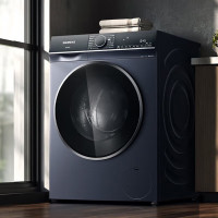 西门子(SIEMENS)10公斤全自动变频家用滚筒洗衣机 WB45XME18W 智能除渍 超氧洗护 深层除螨 LED触摸