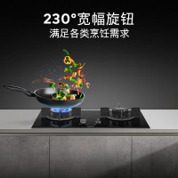 西门子 ER72B3VBMP 5.2kw嵌入式大火力燃气灶 230°宽幅旋钮 天然气 易拆洗灶头 意外熄火保护