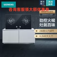 西门子(SIEMENS)ER9SF231MP 5.2KW 旺火爆炒 全铜炉头 高效大火力 燃气灶蒸饭柜