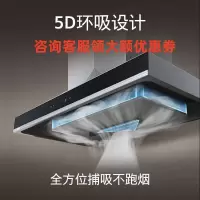 西门子(SIEMENS)LC78FC951W 欧式26立方5D立体环吸抽油烟机变频电机一键自清洁蒸饭柜