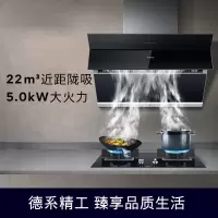 西门子LS99EN965W 抽油烟机22m/min侧吸油烟 自清洁烟机蒸饭柜