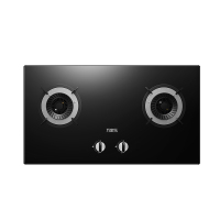 万家乐JZY-PQA2(液化气) 4200W大火力 嵌入式厨房家用双灶 双眼灶 一级能效 液化气 玻璃面板