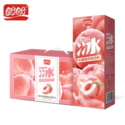 盼盼 水蜜桃风味饮料250ml*18盒 果汁饮品