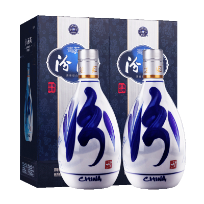 山西汾酒 青花20 53度 500ml*2瓶 清香型白酒