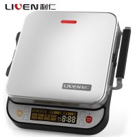 利仁(Liven)电饼铛家用双面加热25MM加深烤盘侧开双盘可拆洗煎饼烙饼锅LR-FD431