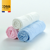 多宝贝Douxbebe 婴儿洗脸巾方巾新生儿口水巾纯棉宝宝毛巾6条装