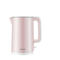 苏泊尔(陕西)电水壶家用全自动1.5L不锈钢自动断电粉色SW-15S02A