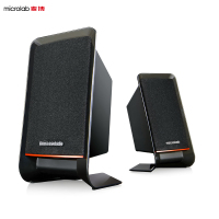麦博（microlab） M200十周年纪念版 2.1多媒体有源电脑音箱 音响笔记本音箱 家居电视音响 低音炮 木质黑色