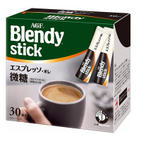 日本进口AGF Blendy stick微糖拿铁咖啡大盒201g(30支)