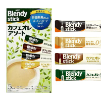 (23.1月)日本进口AGF Blendy速溶拿铁咖啡混合口味5条装 岩田刚典限定款