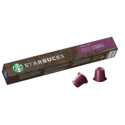 (23.03月)瑞士进口 星巴克Starbucks 胶囊咖啡 佛罗娜浓缩咖啡55g(10颗)