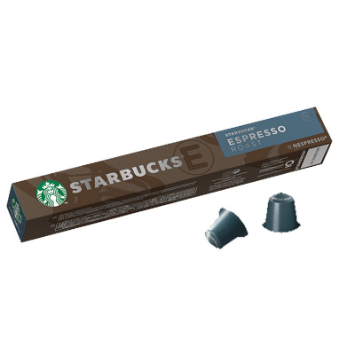 (23.3月)瑞士进口 星巴克Starbucks 胶囊咖啡 浓缩烘焙咖啡57g(10颗)
