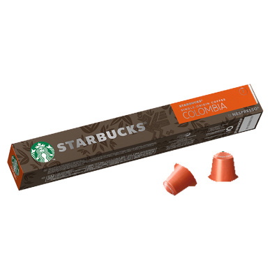 瑞士进口 星巴克Starbucks 胶囊咖啡 哥伦比亚咖啡57g(10颗)