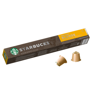 (23.3月)瑞士进口 星巴克Starbucks 胶囊咖啡 轻度烘焙浓缩咖啡53g(10颗)