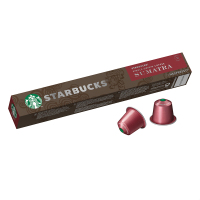 瑞士进口 星巴克Starbucks 胶囊咖啡 苏门答腊咖啡55g(10颗)