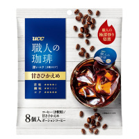 日本进口UCC微糖味胶囊咖啡浓浆液80g(含8颗*10g)