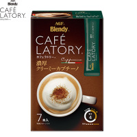 日本进口AGF Blendy latory卡布奇诺咖啡7支装