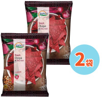 西班牙进口zanuy甜菜根海盐味玉米片260g(130g*2包)非油炸膨化食品