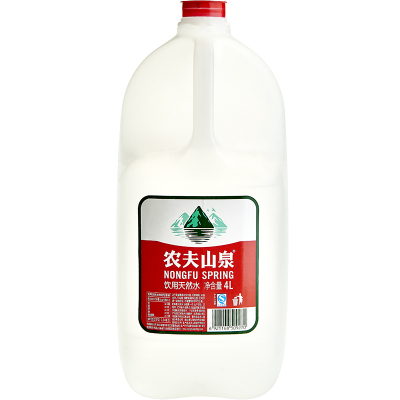 农夫山泉天然水4L*4箱装 家庭用水