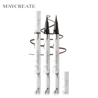 【买2件减3元】健美创研(MAYCREATE)酷黑速干大理石眼线笔01#海绵细头黑色 防水防汗持久不脱色不晕染