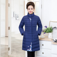冬季新款中老年羽绒服女式长款加厚加肥加大码保暖羽绒服外套