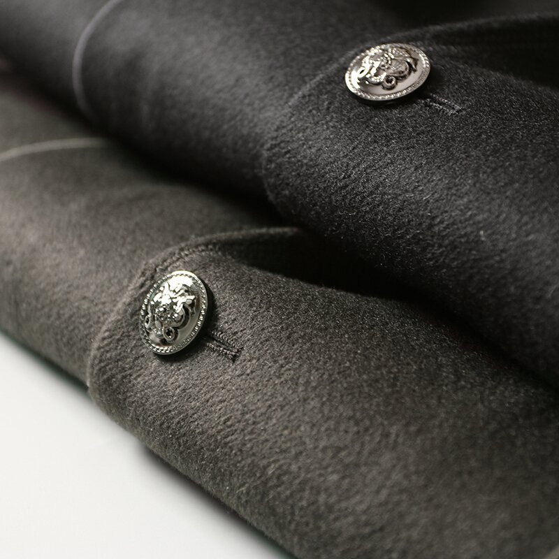 双面呢羊毛面料男士修身休闲西装男装西服外套