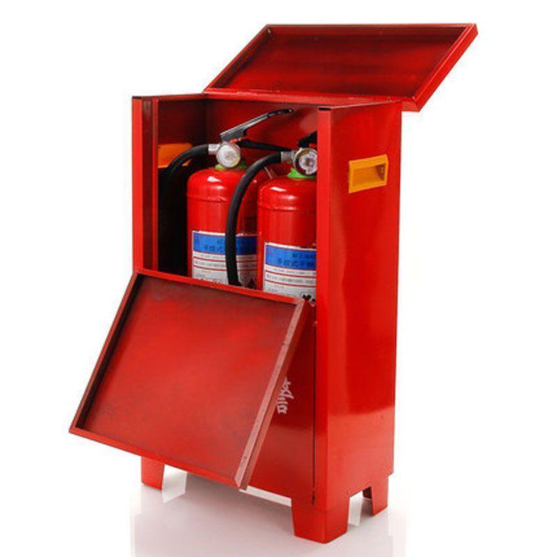 消防器材4kg灭火器箱组合4公斤mfzabc干粉灭火器2只装02
