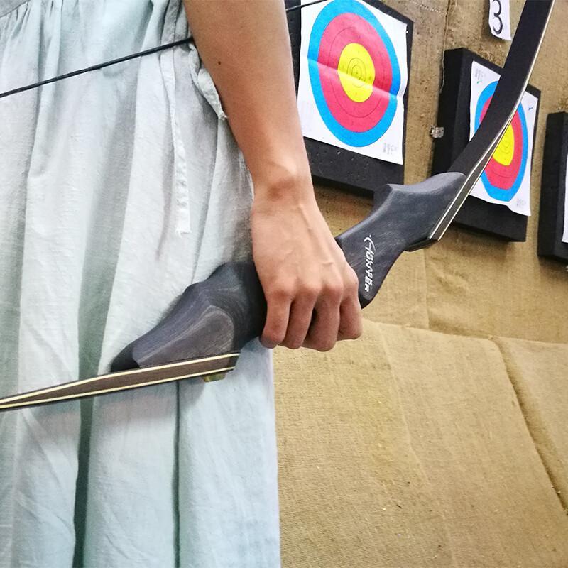 反曲弓箭狩猎打猎弓直拉弓竞技训练比赛弓射箭