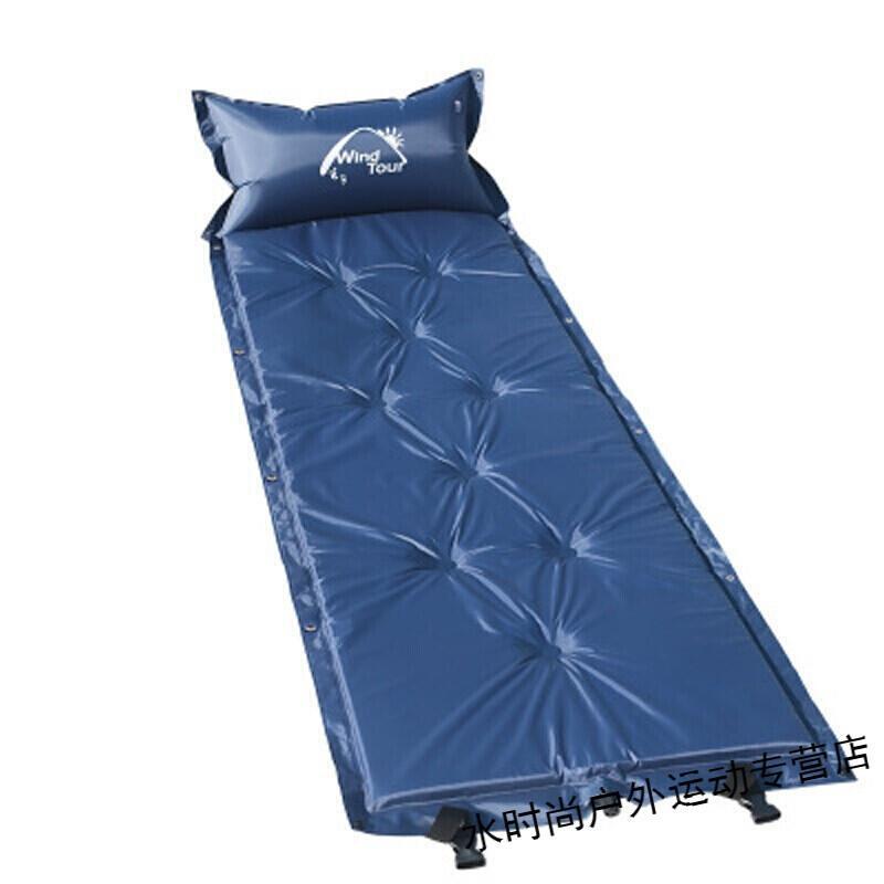 户外运动户外野营可拼接带枕自动充气垫午休防潮垫