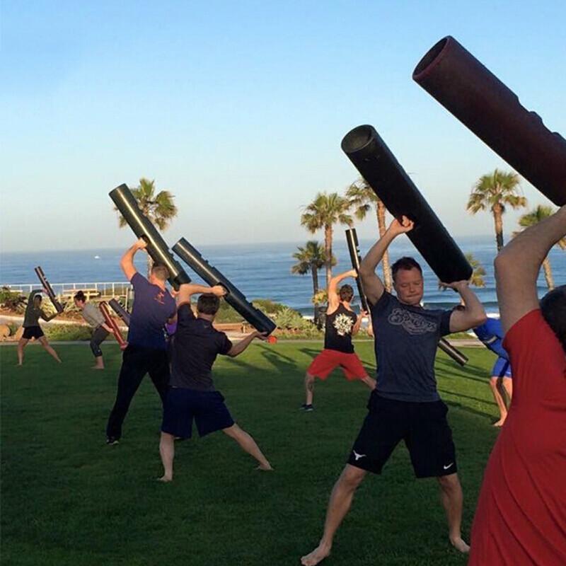 多功能训练炮筒负重装备健身炮管