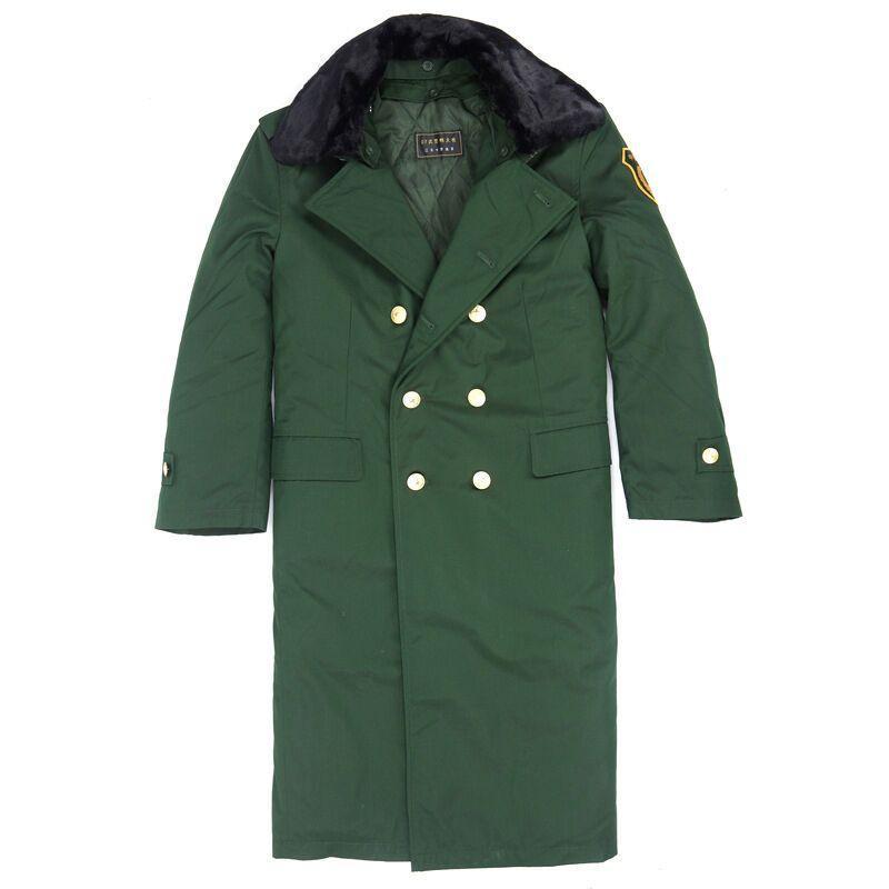 运动户外07式军迷收藏橄榄绿常服保暖棉大衣作训大衣
