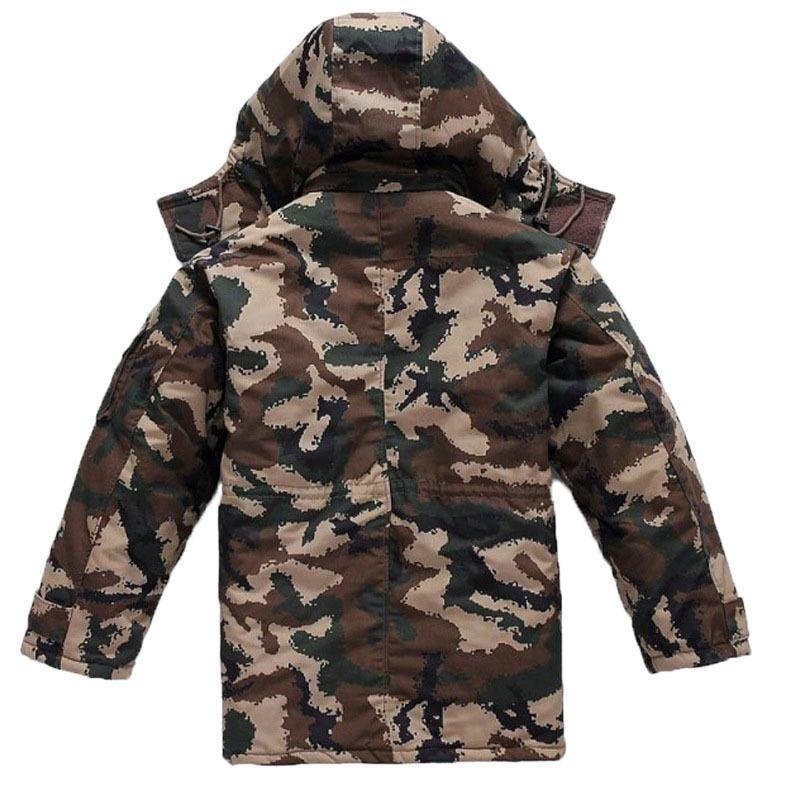 07式户外冬季作训迷彩服冬季保暖军大衣保安物业外套