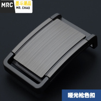 皮带头3.8cm天地盖内穿平滑扣头高档男士腰带头子男式裤带扣卡子  墨斗潮品