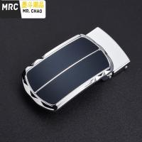 打孔 皮带扣头男式钉扣男士平滑扣腰带卡合金尾夹扣子3.4裤带配件  墨斗潮品