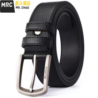 男士真皮针扣皮带男牛皮腰带韩版商务潮流青年休闲学生皮带裤带  墨斗潮品