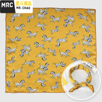 小丝巾女春夏百搭韩国小方巾装饰头巾新款2018装饰小清新软妹粉  墨斗潮品