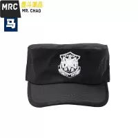 保安作训帽 男款夏季黑色鸭舌帽 安保物业保安帽帽09特训帽  墨斗潮品