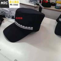 藏蓝色保安演出作训帽城管角色造型表演帽男女通用鸭舌帽便帽  墨斗潮品