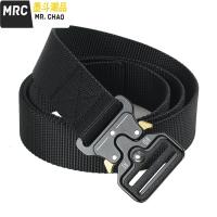 战术腰带帆布男女户外眼镜蛇扣皮带黑色军迷军训尼龙裤带  墨斗潮品