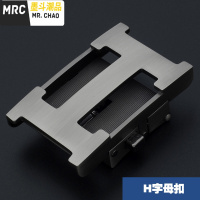 自动扣皮带头3.5cm单卖男士腰带扣头子高档合金配件男式裤带卡子  墨斗潮品