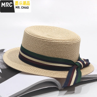 帽子女夏天百搭网红平顶帽女沙滩日系小清新文艺度假海滩遮阳帽  墨斗潮品