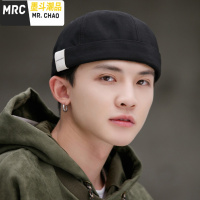 春夏复古雅痞流氓帽男士瓜皮帽大码帽子男潮牌日系嘻哈街头地主  墨斗潮品