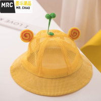 夏天宝宝帽子网帽儿童遮阳防晒太阳帽男女童可爱薄款夏网眼渔夫帽  墨斗潮品
